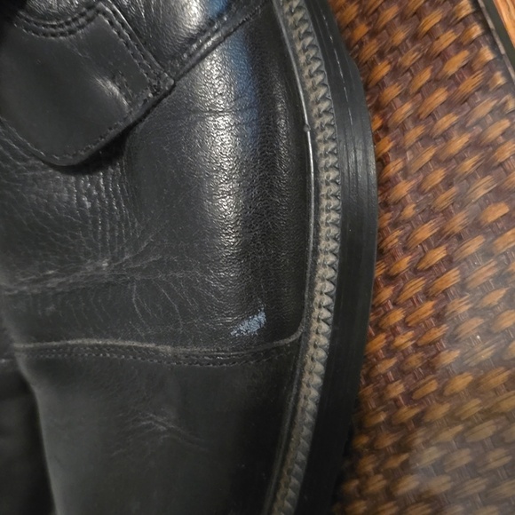 Carlo Morandi Vintage Men's Black Leather Buckle Shoes Size 9.5 - Picture 6 of 9